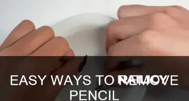 how to remove pencil led from nail