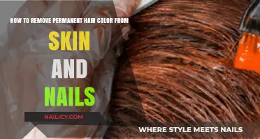 Erase Hair Dye from Skin and Nails