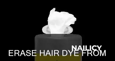 how to remove permanent hair color from skin and nails