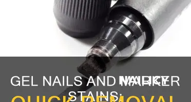 how to remove permanent marker from gel nails