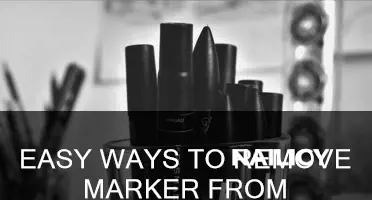 how to remove permanent marker from skin and nails