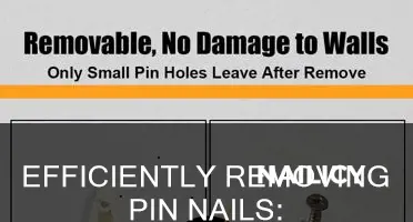 how to remove pin nails