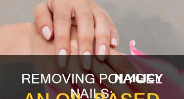 how to remove polygel nails with oil