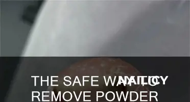 how to remove powered nails