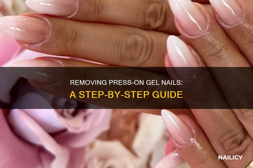 how to remove press on gel nails