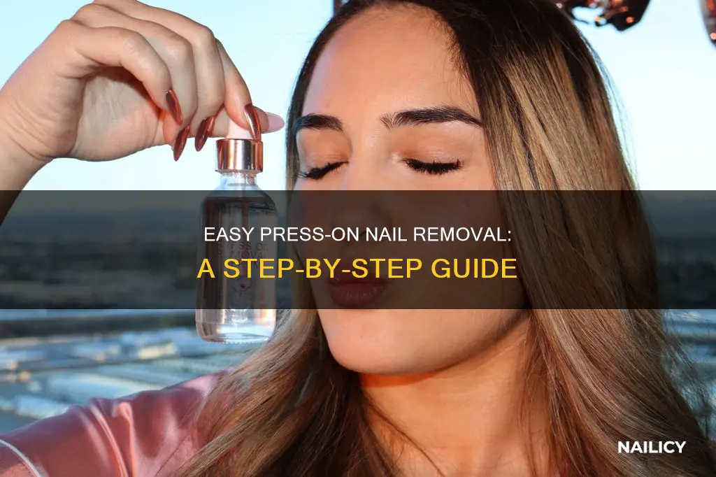 how to remove press on nail