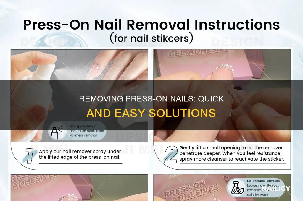 how to remove press on nails sticky tabs