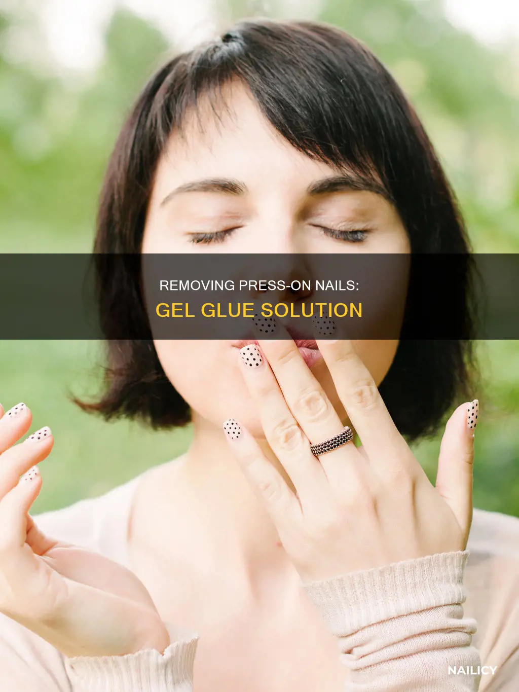 how to remove press on nails with gel glue