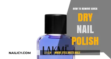 Quick-Dry Nail Polish: Removing It the Right Way