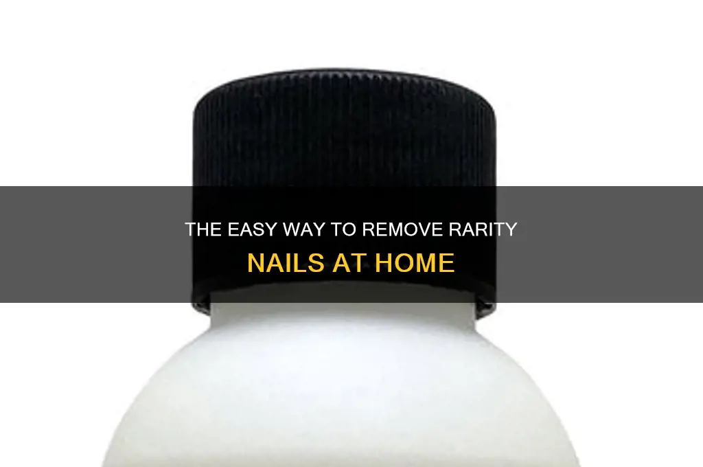 how to remove rarity nails