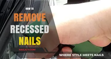 Removing Recessed Nails: A Step-by-Step Guide