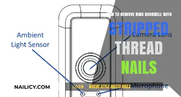 Fixing a Ring Doorbell: Stripped Thread Nails Removal Guide