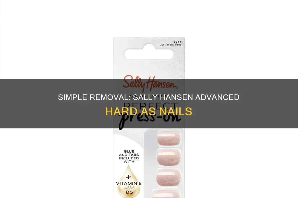 how to remove sally hansen advanced hard as nails