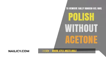Gel Nail Polish Removal: Acetone-Free Method for Sally Hansen Polishes