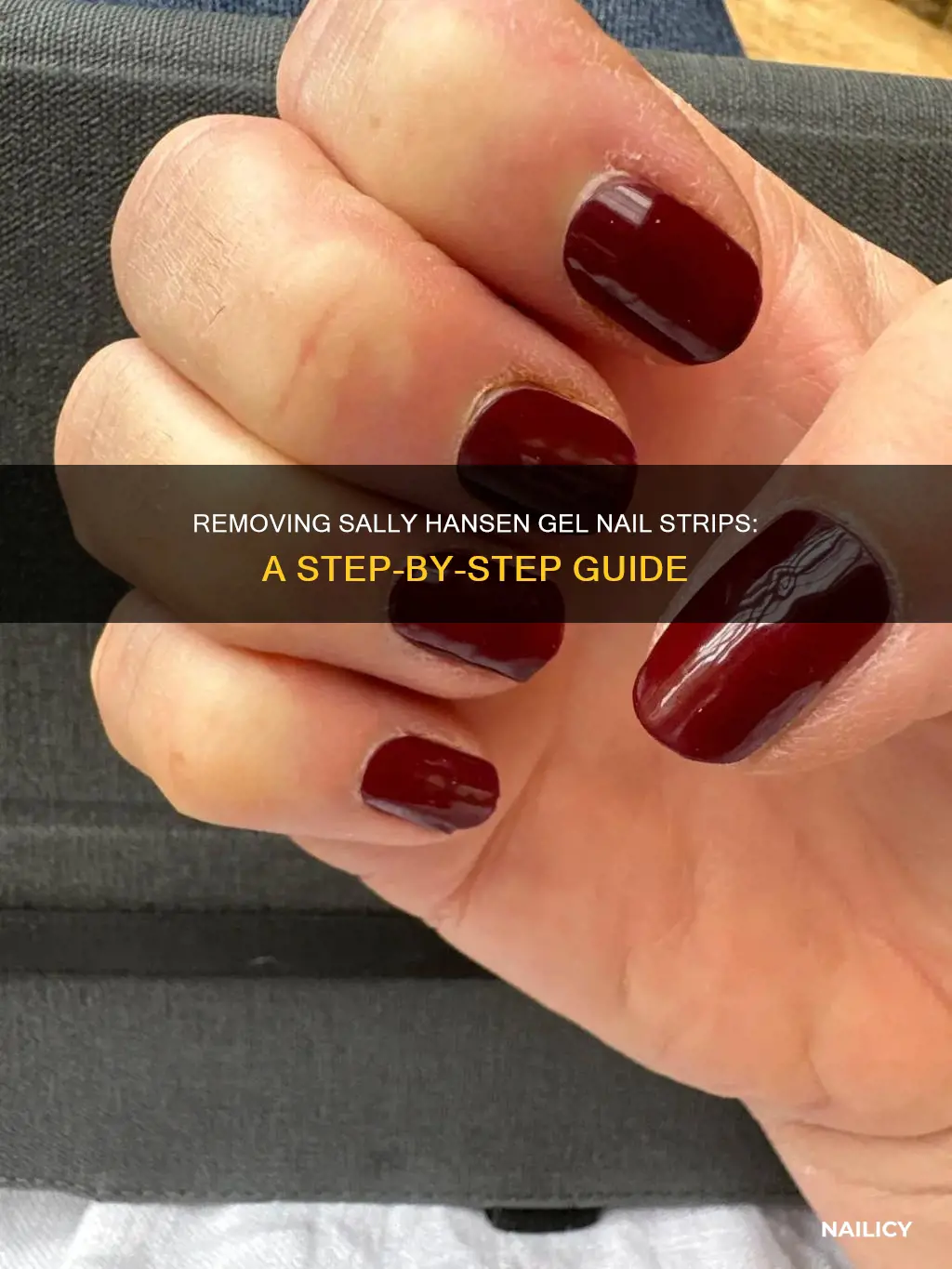 how to remove sally hansen gel nail strips