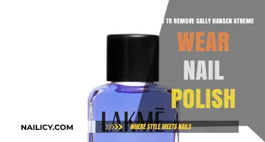 Easy Removal of Sally Hansen Xtreme Wear Nail Polish