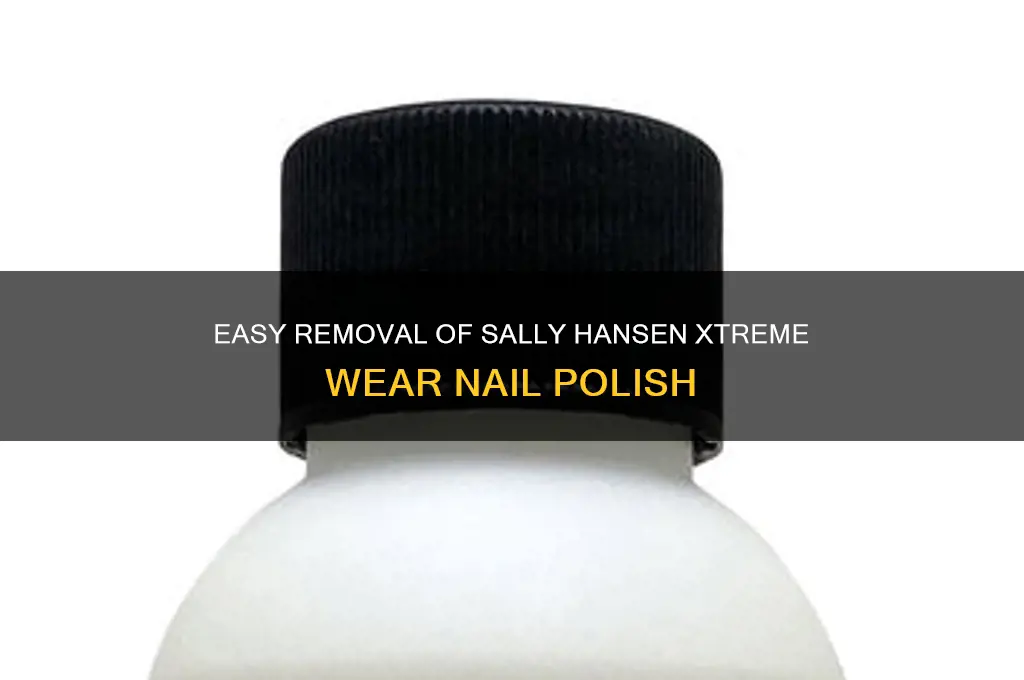 how to remove sally hansen xtreme wear nail polish