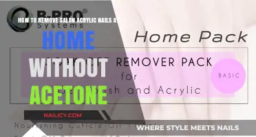 Removing Salon Acrylic Nails: No Acetone Home Method