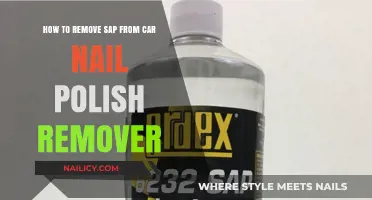 Sap-Stained Car? Nail Polish Remover to the Rescue!