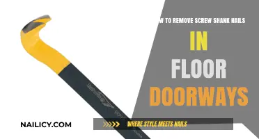 Removing Screw Shank Nails: A Floor Doorway Guide