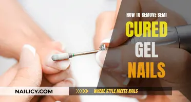 Removing Semi-Cured Gel Nails: A Step-by-Step Guide