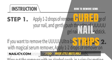 Easy Methods to Remove Semi-Cured Nail Strips