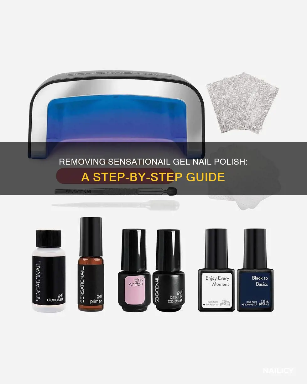 how to remove sensationail gel nail polish