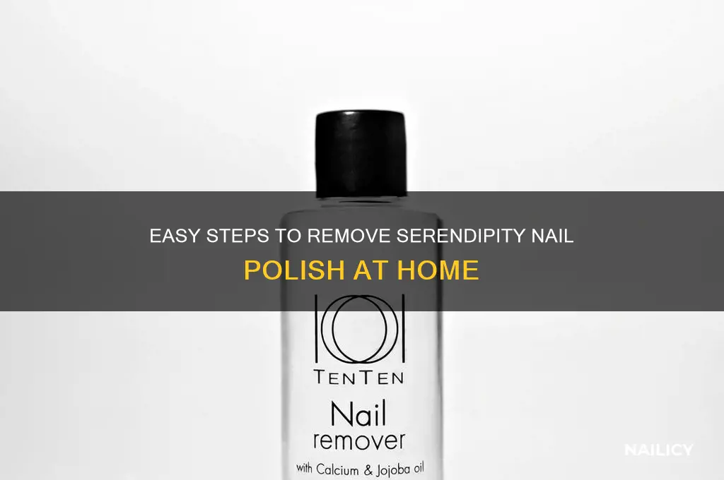 how to remove serendipity nail polish