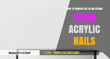Acrylic Nails: Removing Stubborn Ink Stains