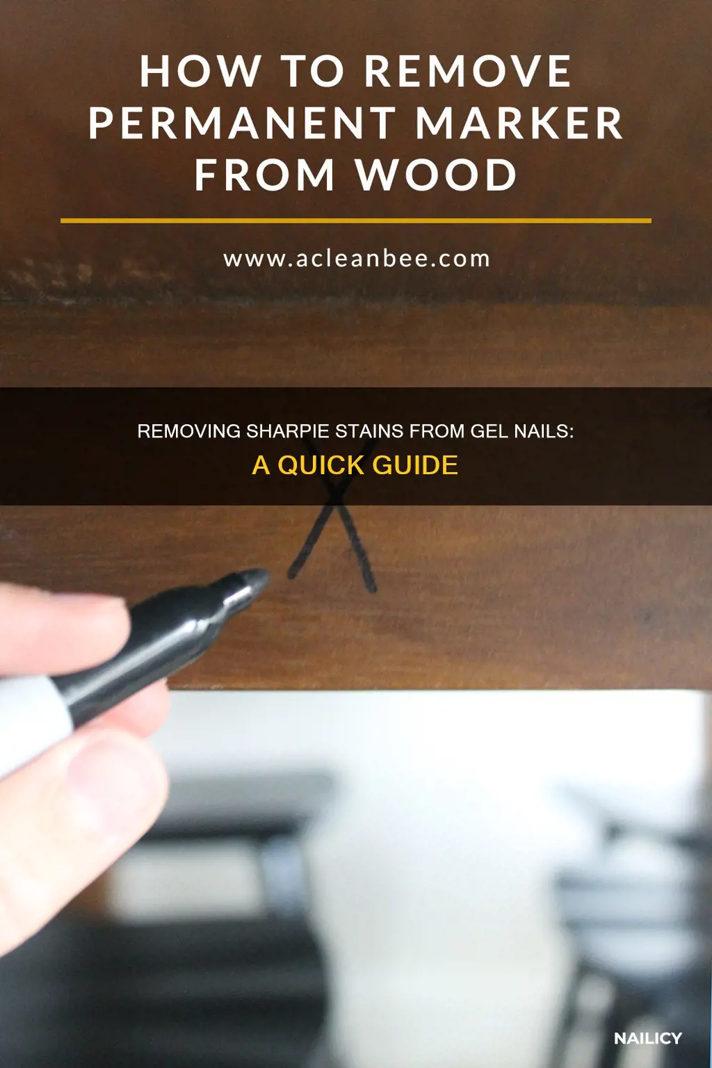 how to remove sharpie from gel nails