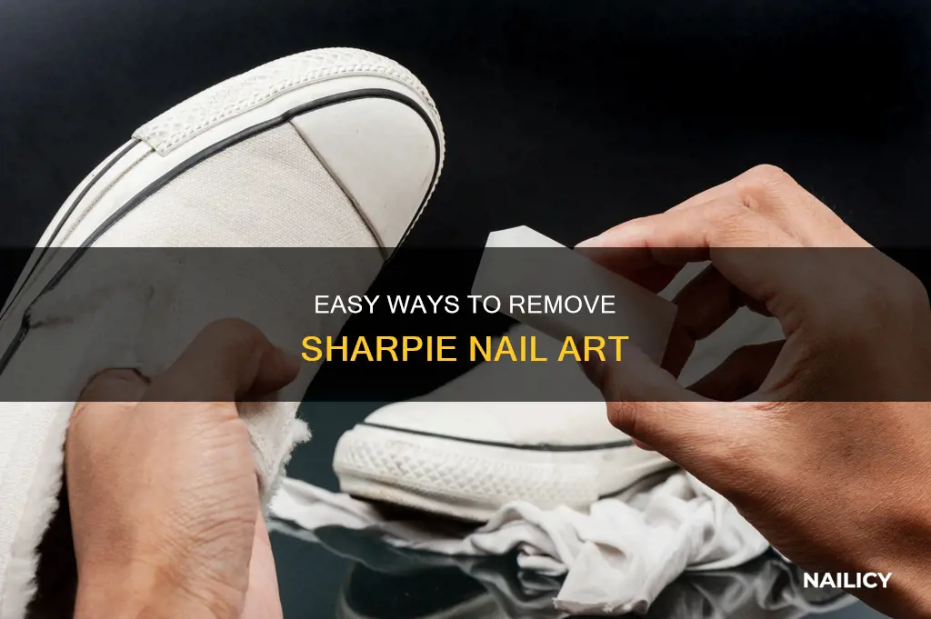 how to remove sharpie nail art