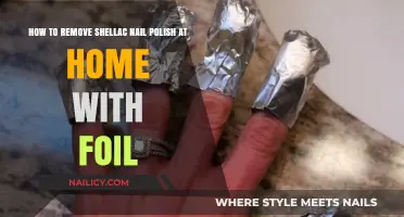 Foil Trick: Removing Shellac Nail Polish at Home