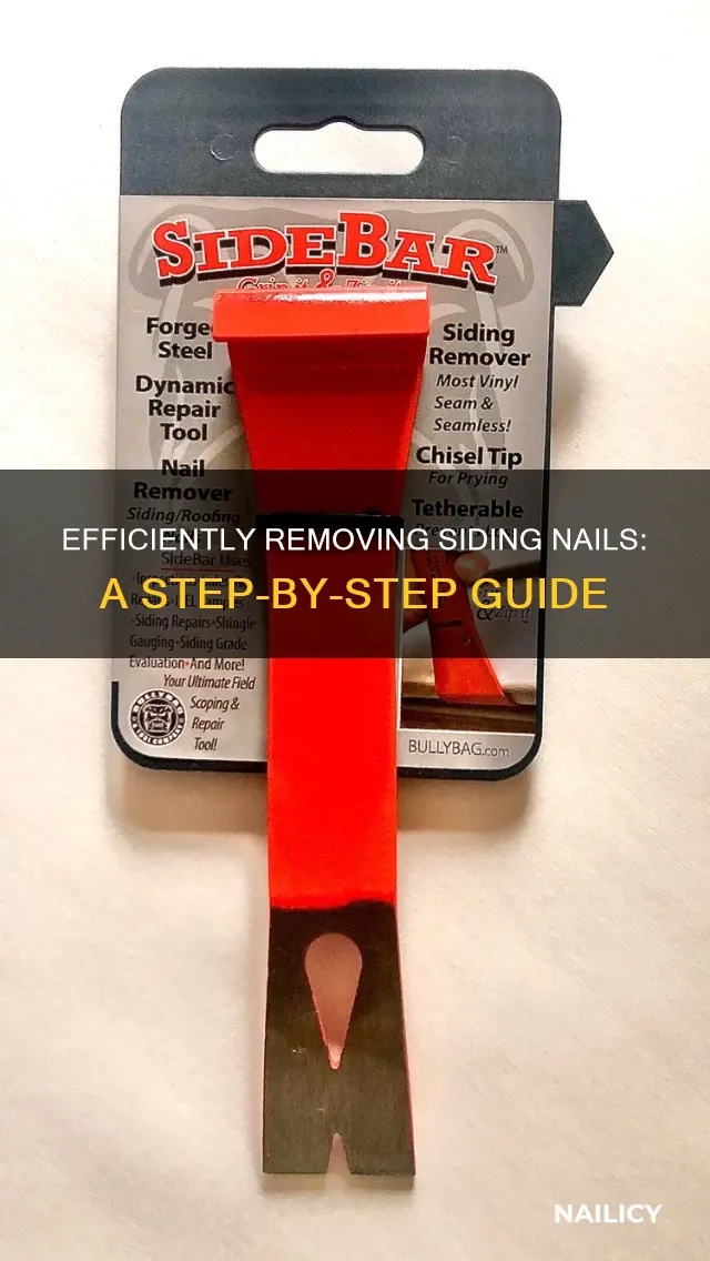 how to remove siding nails