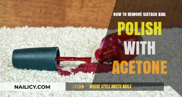 Removing Sistaco Nail Polish: Acetone-Based Removal Guide