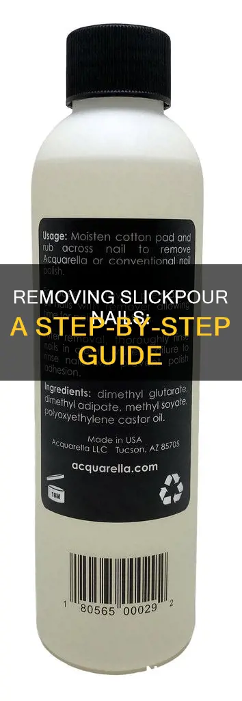how to remove slickpour nails