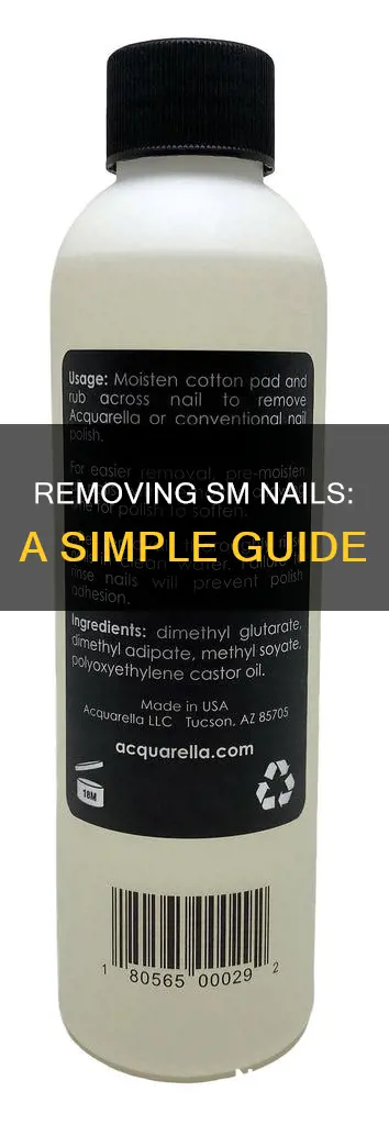 how to remove sm nails