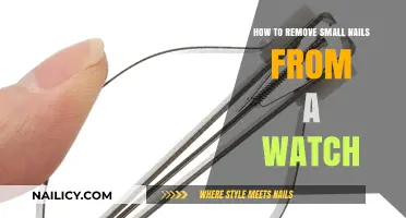 Efficiently Removing Small Nails from Your Watch