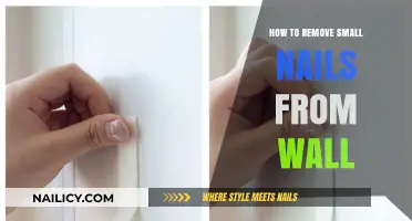 Removing Small Nails: Quick and Easy Wall Fixes