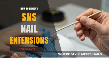 The Safe Way to Remove SNS Nail Extensions