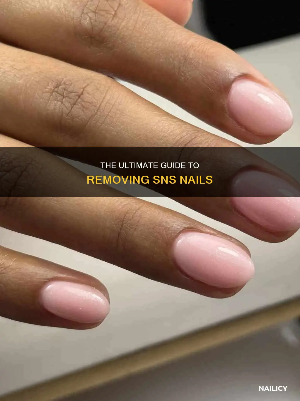 how to remove sns nail system