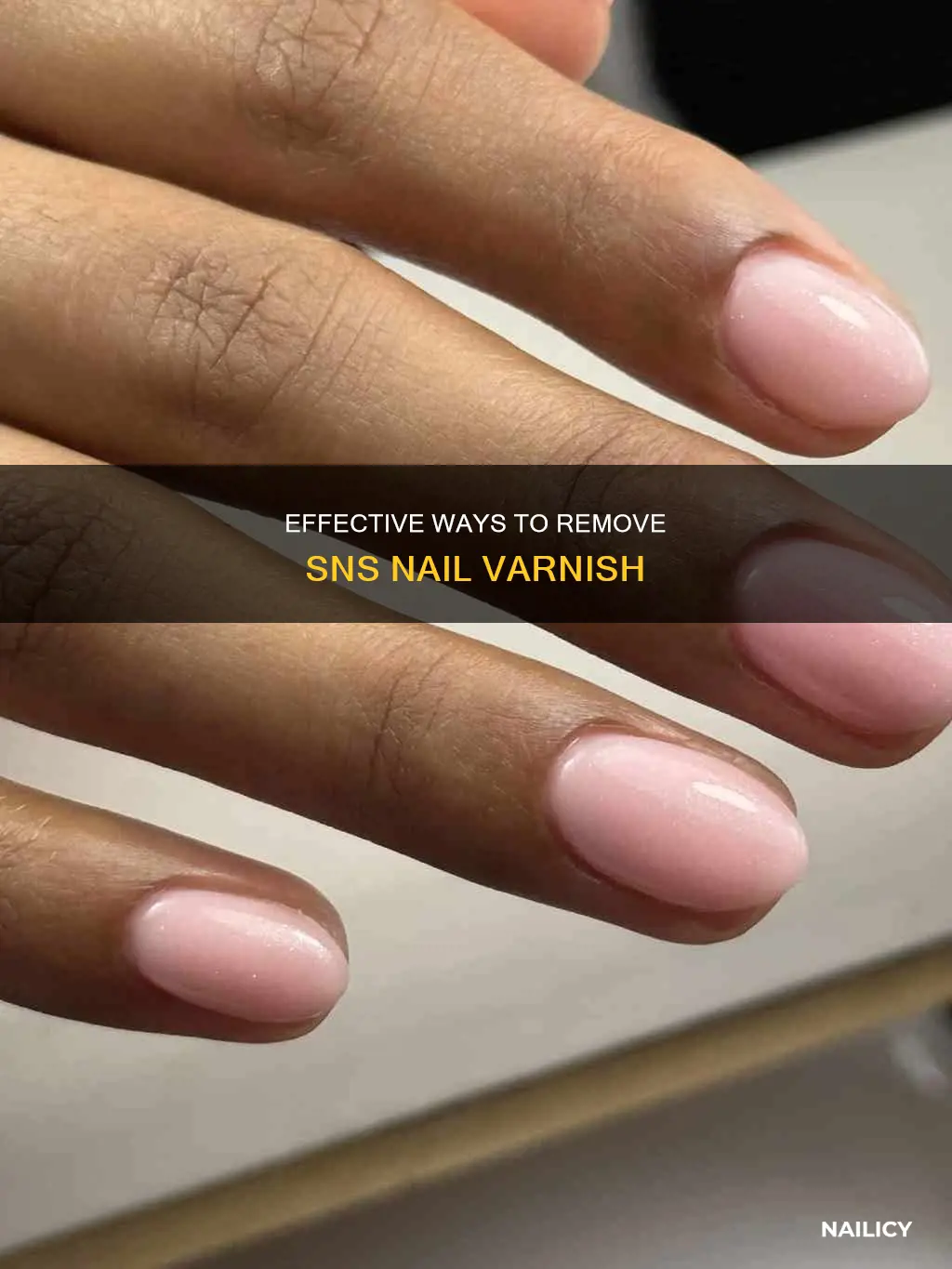 how to remove sns nail varnish