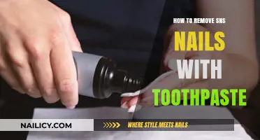 Toothpaste Hack: Removing SNS Nails at Home