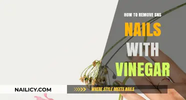 Removing SNS Nails: Vinegar to the Rescue