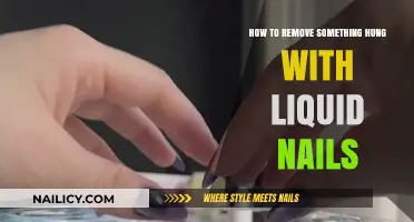 Removing Objects Stuck with Liquid Nails: A Step-by-Step Guide