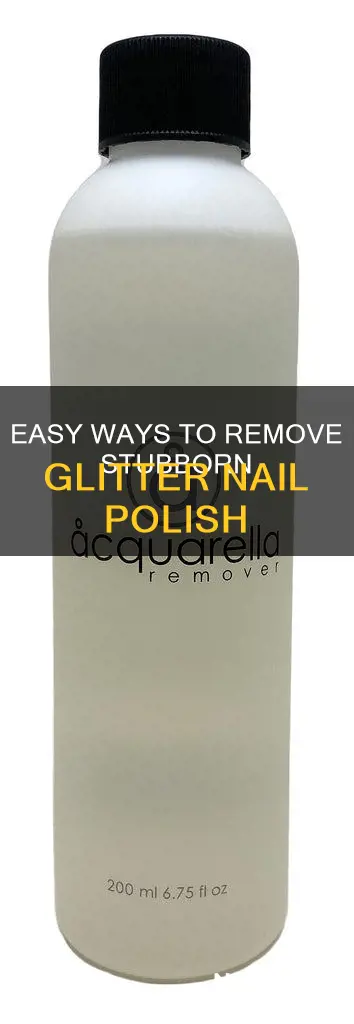 how to remove sparkle nail varnish
