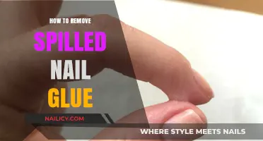 Effective Methods to Remove Spilled Nail Glue