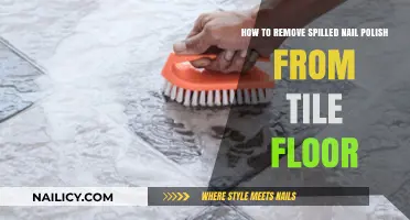 Quickly Remove Nail Polish Spills from Tile Floors