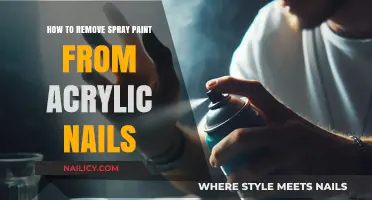 Removing Spray Paint from Acrylic Nails: Quick and Easy Guide