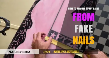 Removing Spray Paint from Fake Nails: Quick and Easy Guide