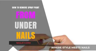 Quickly Remove Spray Paint from Under Your Nails